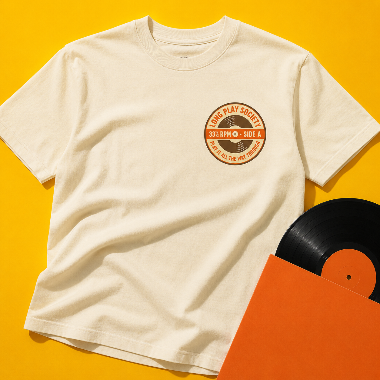 The Label Tee — Long Play Society